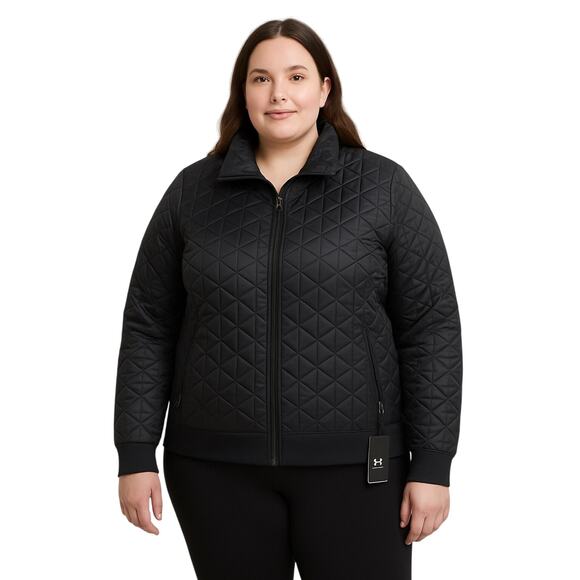 Under Armour ColdGear Reactor Quilted Jacket Women’s 2X Black NWT - Picture 1 of 12
